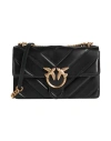 Pinko Woman Cross-body Bag Black Size - Cow Leather In Black