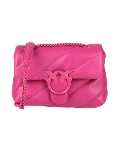 Pinko Woman Cross-body Bag Fuchsia Size - Leather