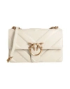 Pinko Woman Cross-body Bag Ivory Size - Cow Leather In White