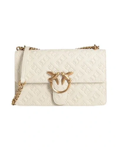 Pinko Woman Cross-body Bag Ivory Size - Leather In White
