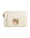 Pinko Woman Cross-body Bag Ivory Size - Sheepskin In White