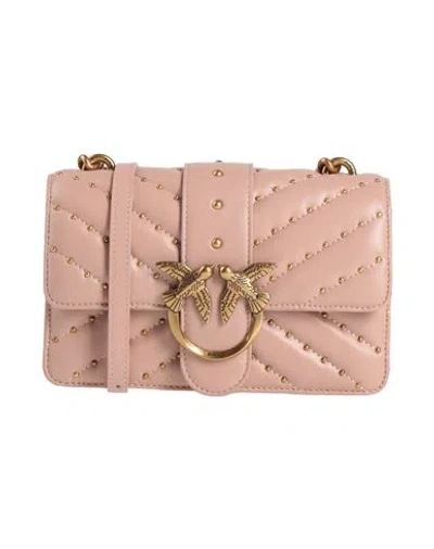 Pinko Woman Cross-body Bag Pink Size - Leather
