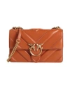 Pinko Woman Cross-body Bag Rust Size - Cow Leather In Red