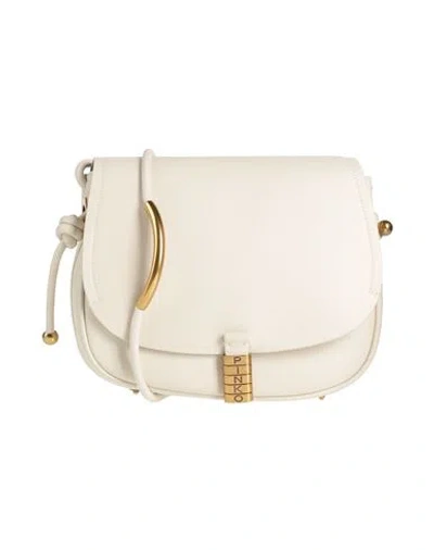 Pinko Woman Cross-body Bag White Size - Leather