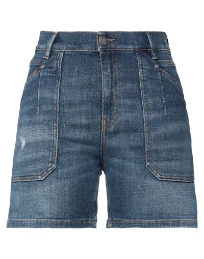 Pinko Denim Shorts In Blue