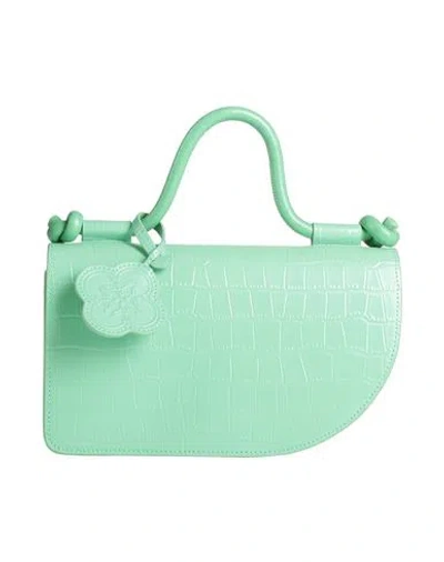 Pinko Woman Handbag Green Size - Leather