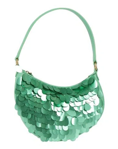 Pinko Woman Handbag Light Green Size - Leather