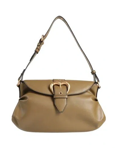 Pinko Woman Handbag Military Green Size - Leather