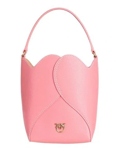 Pinko Woman Handbag Pink Size - Cow Leather