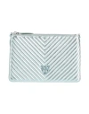 Pinko Woman Handbag Sky Blue Size - Leather In Blue