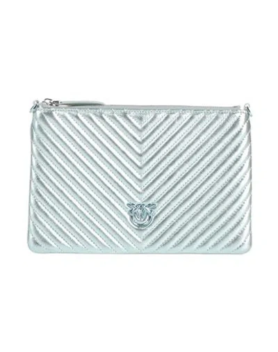 Pinko Woman Handbag Sky Blue Size - Leather