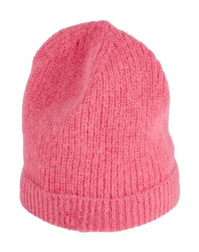 Pinko Woman Hat Pink Size Onesize Alpaca Wool, Nylon