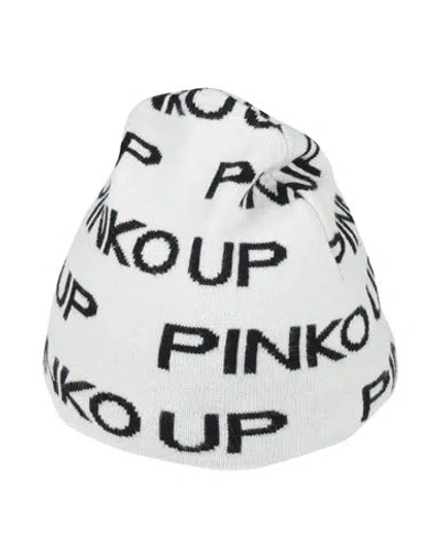 Pinko Woman Hat White Size Onesize Viscose, Polyester, Polyamide