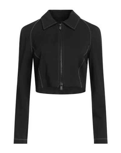 Pinko Woman Jacket Black Size 4 Viscose, Polyamide, Elastane