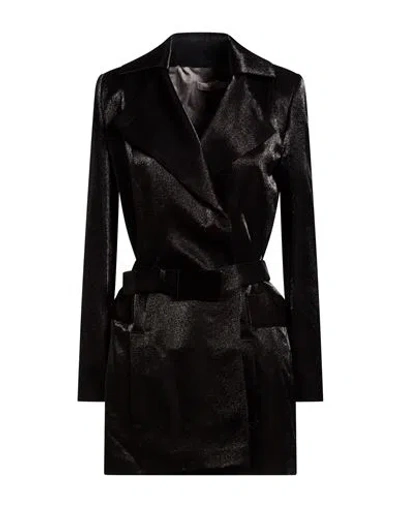 Pinko Woman Jacket Black Size 6 Wool, Polyamide