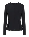 Pinko Woman Jacket Black Size 8 Polyester, Elastane In Black