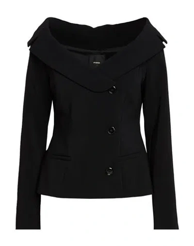 Pinko Woman Jacket Black Size 8 Polyester, Elastane