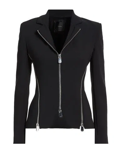 Pinko Woman Jacket Black Size 8 Polyester, Elastane