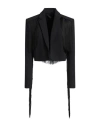 Pinko Woman Jacket Black Size 8 Polyester, Elastane