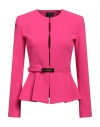 Pinko Woman Jacket Fuchsia Size 2 Polyester, Elastane
