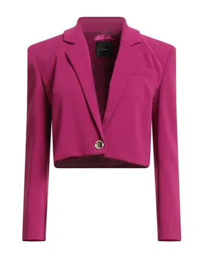 Pinko Woman Jacket Garnet Size 4 Polyester, Elastane In Red