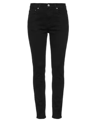 Pinko Woman Jeans Black Size 24 Cotton, Elastane