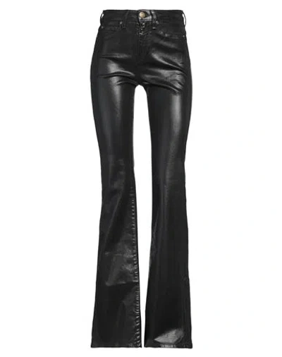 Pinko Woman Jeans Black Size 29 Cotton, Elastomultiester, Elastane, Polyurethane