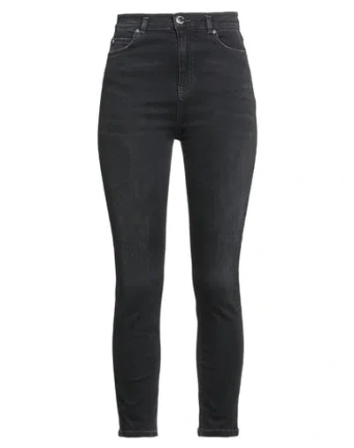Pinko Woman Jeans Black Size 27 Cotton, Elastane