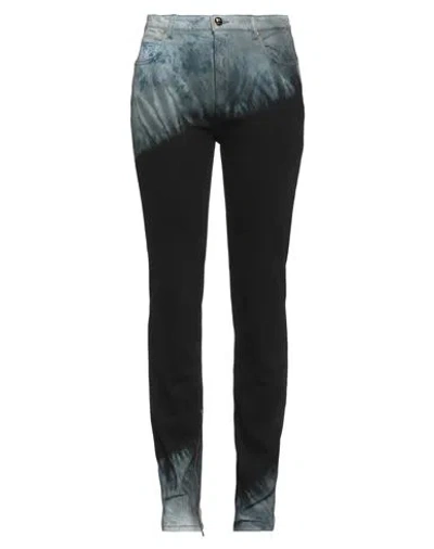 Pinko Woman Jeans Black Size 28 Cotton, Polyester, Elastane