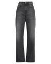 Pinko Woman Jeans Black Size 29 Cotton In Black