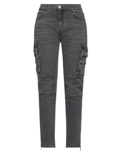 Pinko Woman Jeans Black Size 28 Cotton, Elastane
