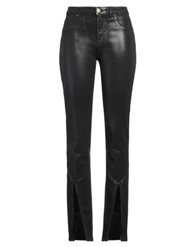 Pinko Woman Jeans Black Size 29 Cotton, Elastomultiester, Elastane