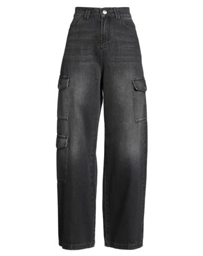 Pinko Woman Jeans Black Size 30 Cotton