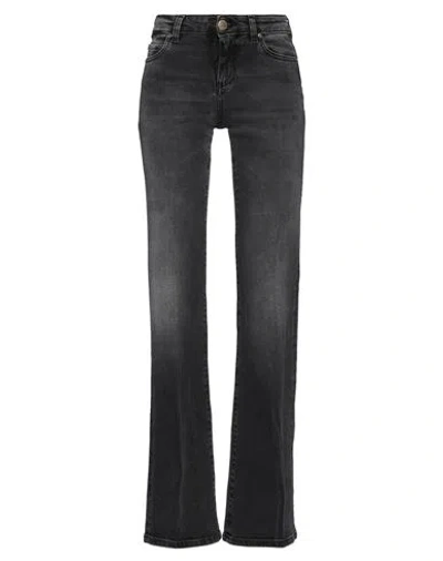 Pinko Woman Jeans Black Size 32 Cotton, Elastane