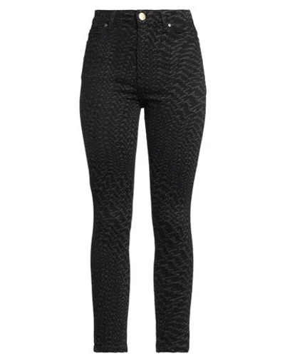 Pinko Woman Jeans Black Size 30 Cotton, Lyocell, Polyester, Elastane