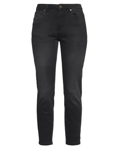 Pinko Woman Jeans Black Size 30 Cotton, Polyester, Elastane
