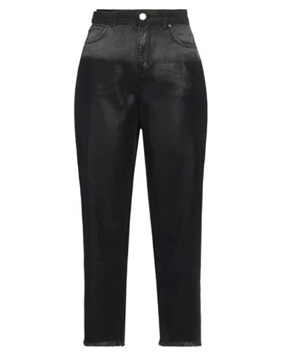 Pinko Woman Jeans Black Size 31 Cotton