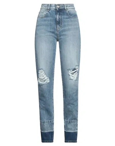 Pinko Woman Jeans Blue Size 25 Cotton