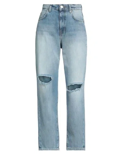 Pinko Woman Denim Pants Blue Size 27 Cotton