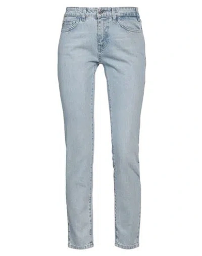 Pinko Woman Jeans Blue Size 25 Cotton, Elastane