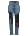 Pinko Woman Jeans Blue Size 25 Cotton, Elastomultiester, Elastane In Blue