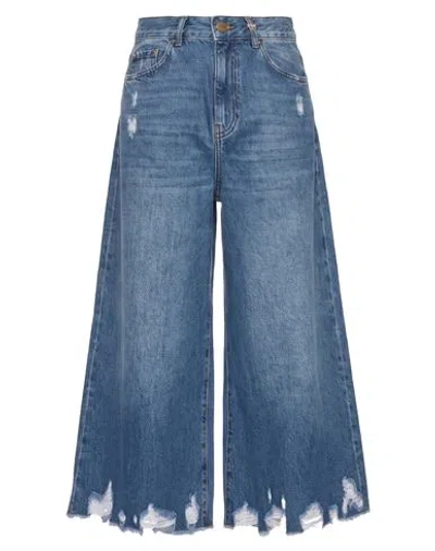 Pinko Woman Jeans Blue Size 26 Cotton
