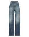 Pinko Woman Denim Pants Blue Size 29 Cotton In Blue
