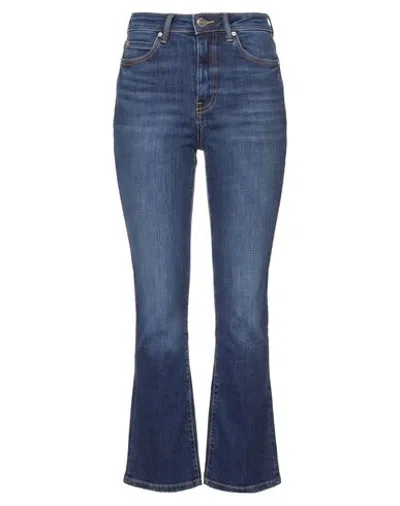 Pinko Woman Jeans Blue Size 26 Cotton, Polyester, Viscose, Elastane