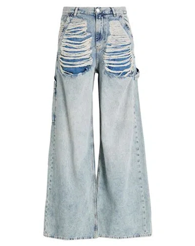 Pinko Woman Jeans Blue Size 27 Cotton