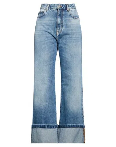 Pinko Woman Jeans Blue Size 27 Cotton