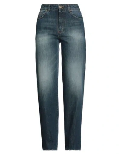 Pinko Woman Denim Pants Blue Size 27 Cotton
