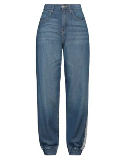 Pinko Woman Jeans Blue Size 27 Cotton