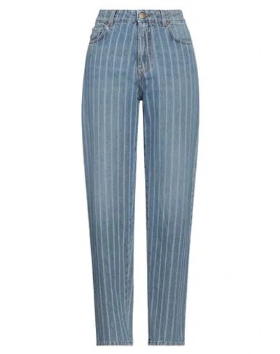 Pinko Woman Jeans Blue Size 27 Cotton