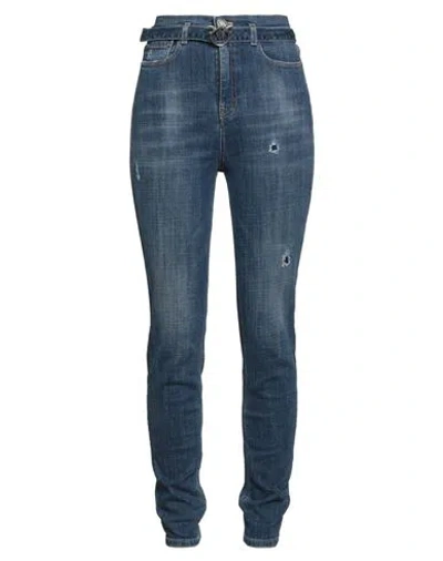 Pinko Woman Jeans Blue Size 27 Cotton, Elastane
